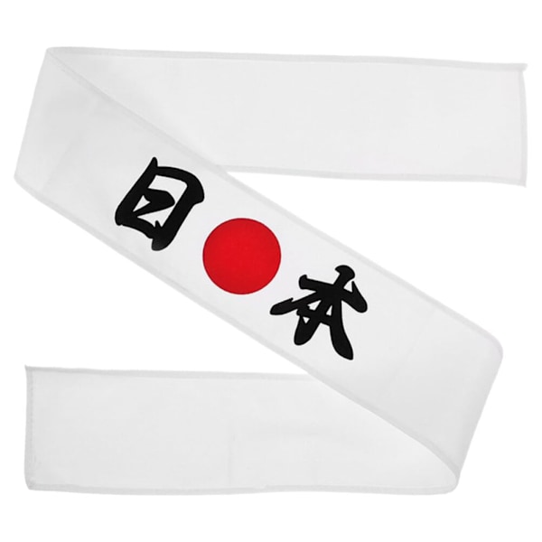 Japanilainen Hachimaki-otsapanta ja aurinkopainatusotsapanta, sushi-kokin bandana, karate-otsapanta karate-urheiluun ja kokkikeittiöön