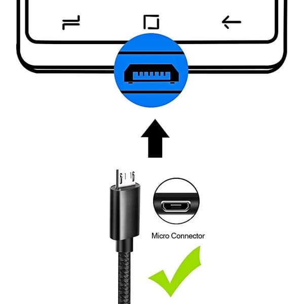 Sovittimet USB naaras Micro USB OTG -kaapeliin (pinkki)