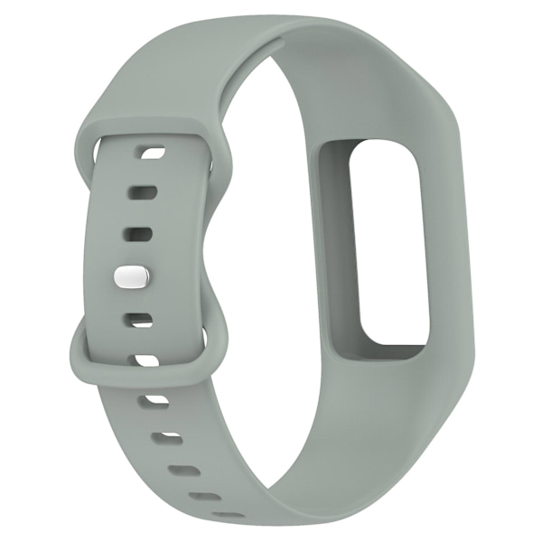Integrera silikonklockarmband för Fitbit Charge 6/5/4/3, klockarmband med fodral Grey