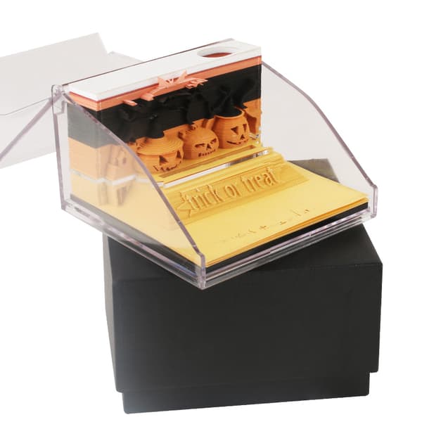 Notesblok - Halloween Græskar Sticky 3D Memo Pad
