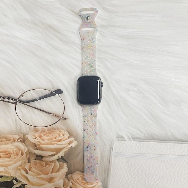 Rem til Apple Watch Series 9 8 7 41mm/SE (2023) SE (2022) 6 5 4 SE 40mm/3 2 1 38mm Transparent E Apple Watch Series 9 4