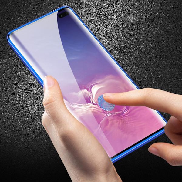 Anti-peep case , yhteensopiva, kaksipuolinen karkaistu lasi cover S22 Ultra Red