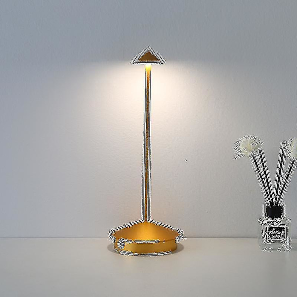 Ladattava pöytälamppu Creative Dining Touch Led Hotellibaari Kahvi Pina Pro Pöytävalaisin Lampada Da Tavolo Koristeellinen pöytälamppu -gt brown