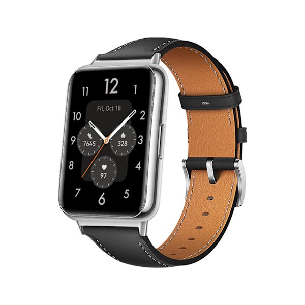 Armbandsbälte för HuaweiWatch Fit 2 Sports Watch Soft Strap Loop Armband Bälte Black
