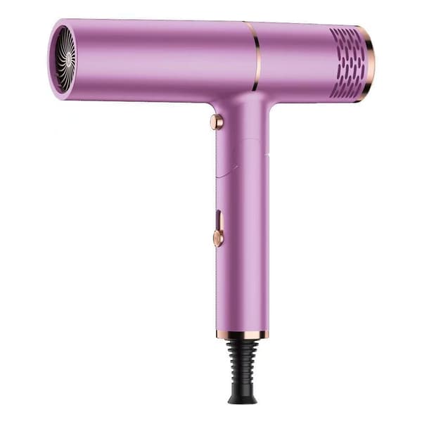 Hårtork, Jonisk med 2 Temperaturer 3 Vindhastighetssteg, Vikbar (Fuchsia)