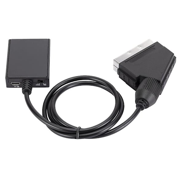 Hdmi til scart konverter 1080p Hd Audio Video Adapter
