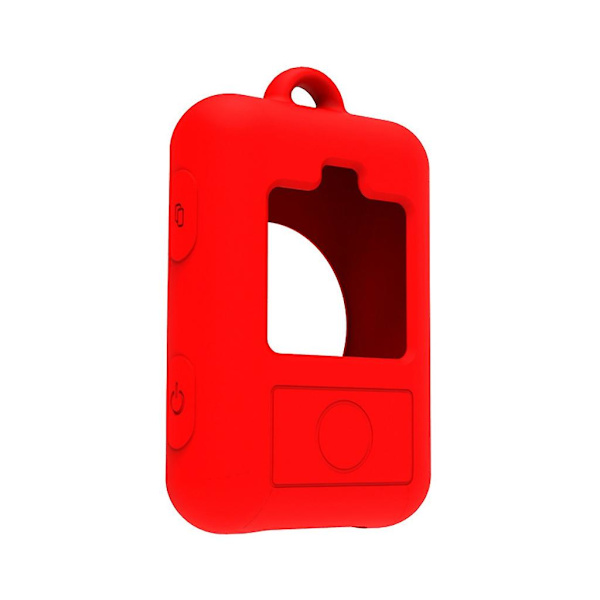 Silikonfodral för Insta360x2/x3 Rs GPS-fjärrkontroll dammskydd Red Color