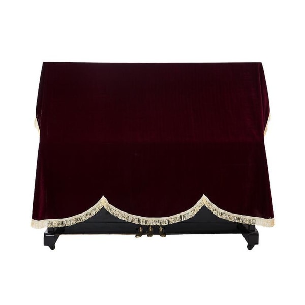 Grand Piano Cover Støvbeskyttende Cover Cloth 190-200 red