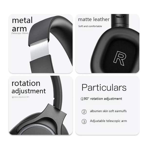 True Wireless Bluetooth-hörlurar - B15, roterande volymratt Anc Active Noise med mikrofon (grön)