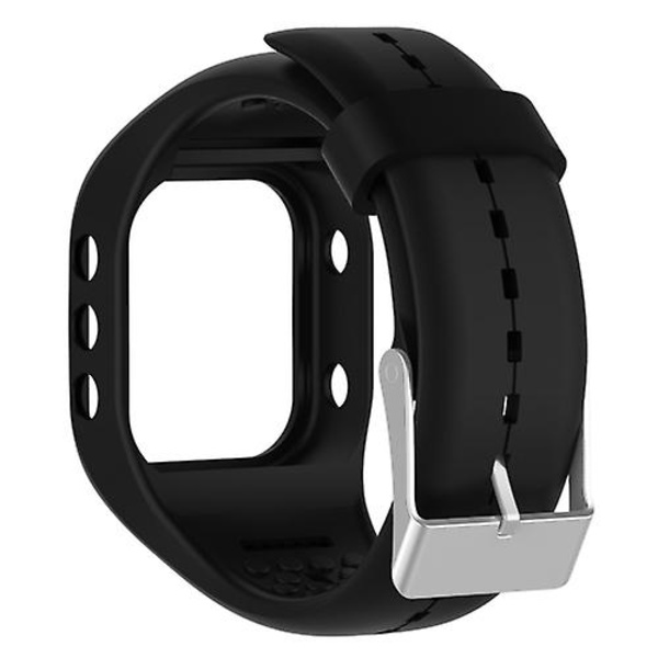 Smart Watch Silicome Watch Band For Polar A300 PFI Black
