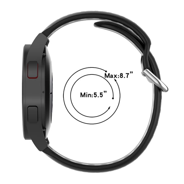 Rem til Redmi Watch 5 Active/Lite, myk pustende med hull (kompatibel, hvit)