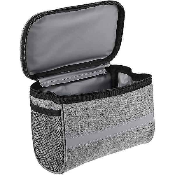 Cykelstyrtaske Isoleret frontlomme Mtb-styrtaske Gray