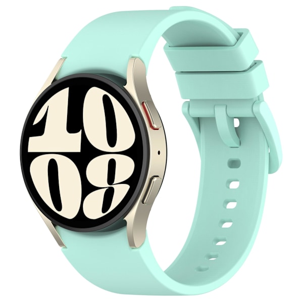 20mm silikonihihna Samsung Galaxy Watch6 40mm/44mm/watch6 Classic 43mm/47mm - värikäs solki Green