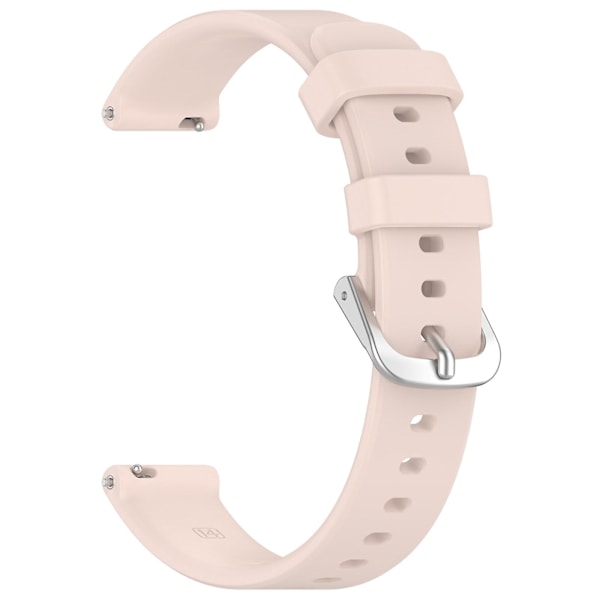 Garmin Lily 2 -silikonirannekkeet 14 mm vedenpitävät pehmeät vaihtohihnat Light Pink