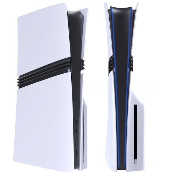 Etui til Ps5 Pro Cd-drev version, Matte Side Shell Faceplates Udskiftningstilbehør (kompatibel, hvid)