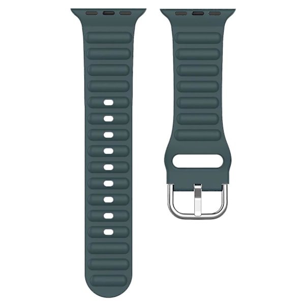 Handledsrem för Apple Watch Ultra 49mm/SE/SE (2022) 44mm/Series 8/7 45mm/6/5/4 44mm/3/2/1 42mm Wave Dark green, Dark Green D Apple Watch Ultra 49mm