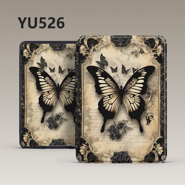 Etui til Kobo Clara BW 6 tommer Model N365 – Retro stil med håndrem Butterfly