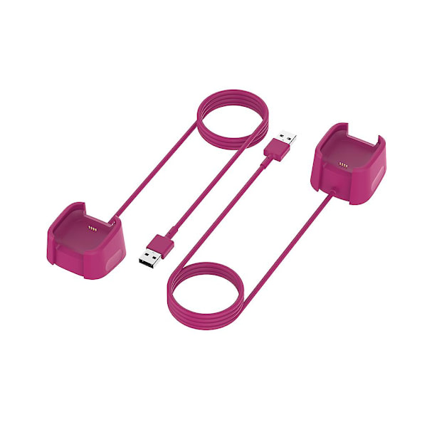 Usb-opladningskabel Cradle Dock Holder Bærbar Strømadapter Til Fitbit Versa 2