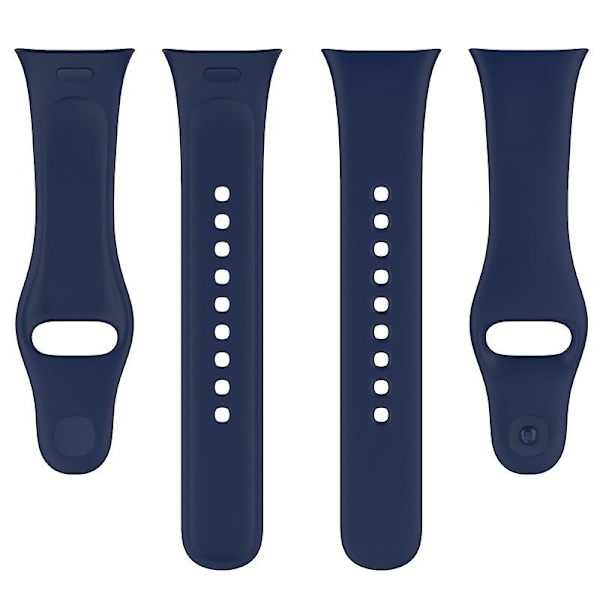 Silikoneurrem til Xiaomi Redmi Watch 3/Mi Lite Watch 3 Blød rem Hurtigudløser urrem Midnight Blue