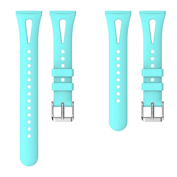 Fitbit Versa 3 / 4 -silikoniranneke, koko: S S Light Blue
