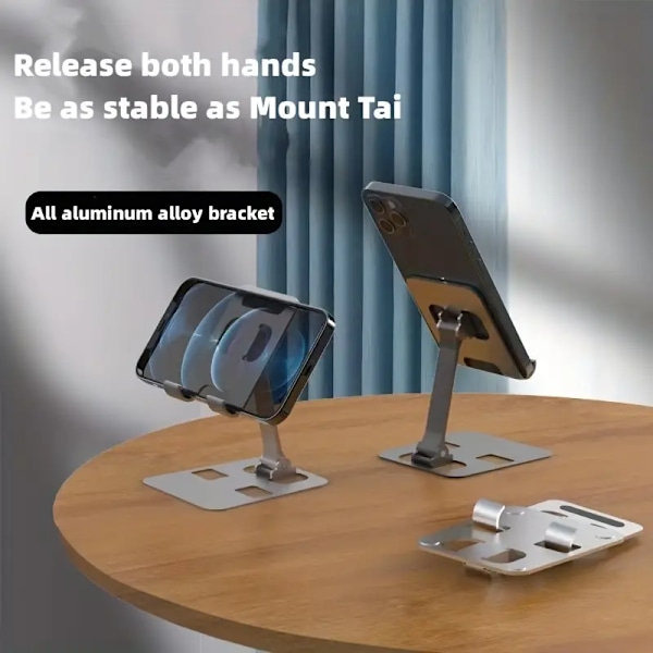 Tablet Computer Bordstander i Aluminiumlegering (Grå)