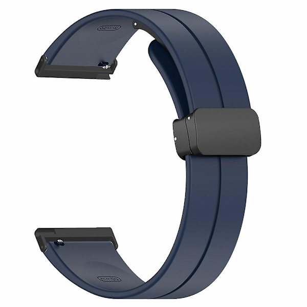 24mm silikonihihna Suunto Spartan Sport Wrist HR Baro/ Suunto 7 -kellolle (paksu jousipuikko) Midnight Blue
