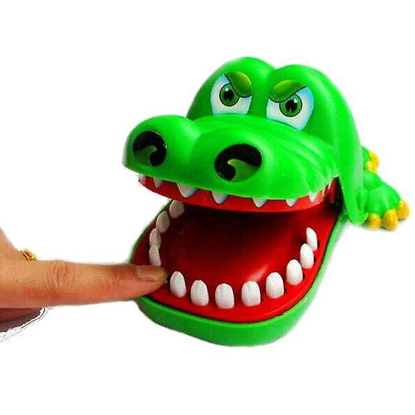 Big Mouth Crocodile Bite Finger Sjovt forældre-barn pædagogisk legetøj