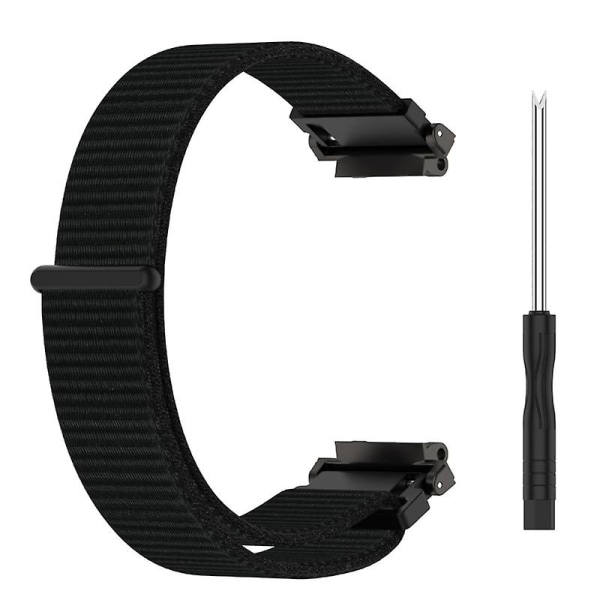 Vävt nylon watch Smartwatch-remsbyte för T-Rex2 Black