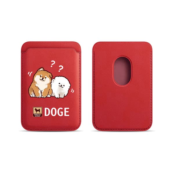 Unisex-lompakko, Magsafe Puppy -korttipidike (punainen)