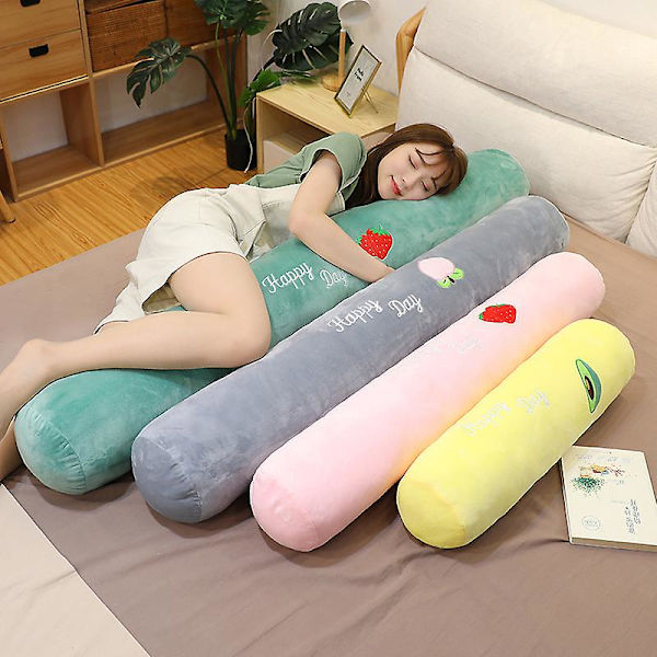 Tecknad lång sömn kudde gravid kvinna kropp nack kudde Health Care Pad 65cm gray