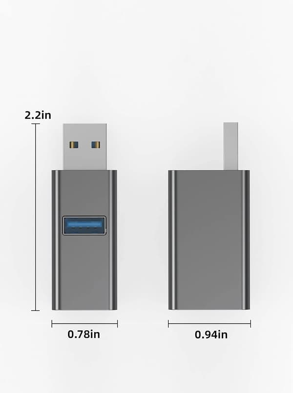 Adapter - Usb Hub Multiport, 3-Port (2 stk)