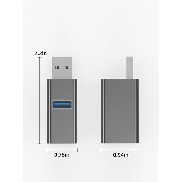 Usb Hub Multiport Adapter, 3-Portars (1-pack)