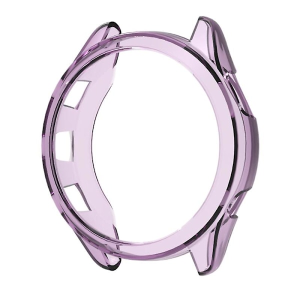 För Forerunner 265 265S watch Stötsäker anti-scratch Cover -stötfångarfodral Transparent purple F265S