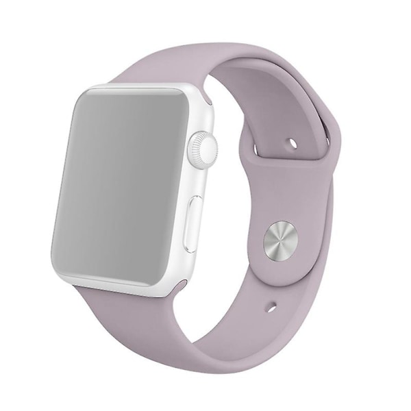 Smartklokkebånd for Apple Watch Series 9/8/7 41mm/6/SE (2023)/SE(2022)/SE/5/4 40mm/3/2/1 38mm Light purple V Apple Watch Series 9 4