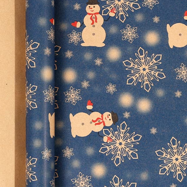 Presentpappersrulle - Julklappspapper Kraftpappersark, 43 Cm X 3M (17)