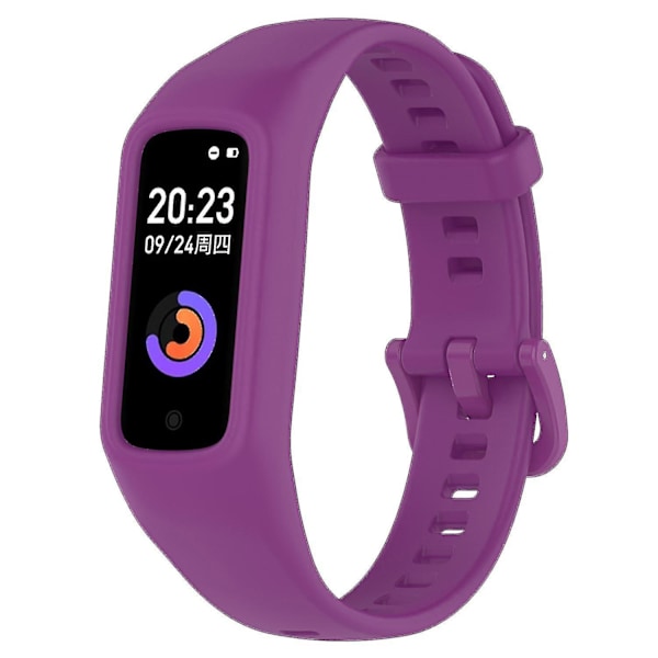 For Keep B2 Solid Soft Silicone Watch Strap Replacement Wrist Band Purple, Purple E Keep B2