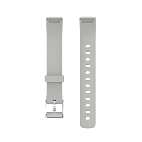 För Fitbit Luxe Silikon Armband L Rock Grey