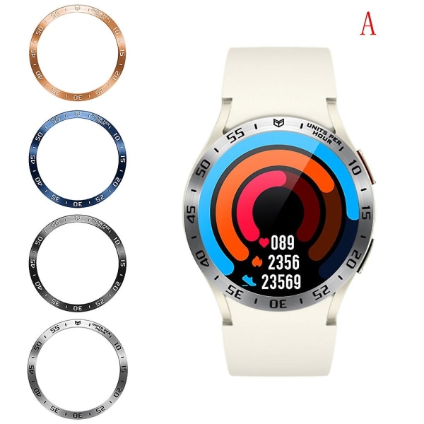 För GalaxyWatch 6Classic 43/47 mm självhäftande infattning Cover anti-scratch Blue white A 43mm