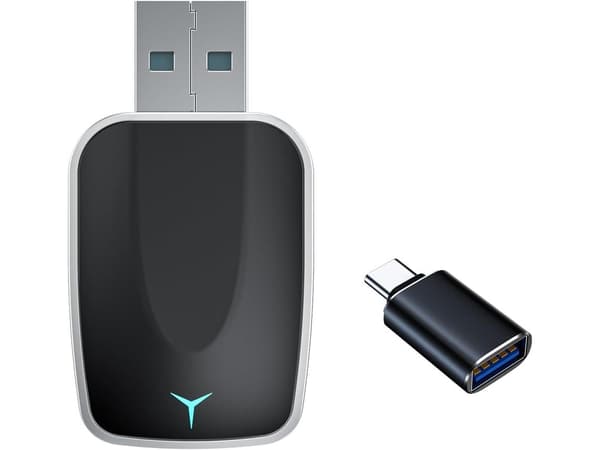 Carplay-adapter, trådlös med USB C/A-gränssnitt, kompatibel med iPhone iOS 10 och Android 11