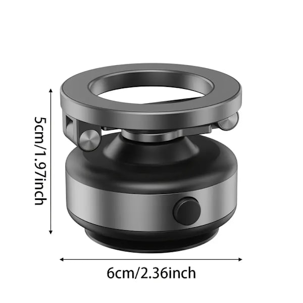 Bilholder til magnetisk med 360° rotation, til iPhone og Android-enheder