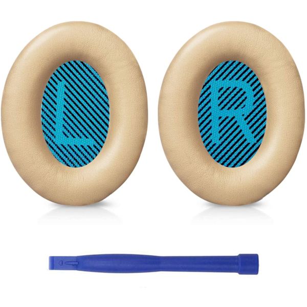 Bose QuietComfort 15 QC15 QC25 QC2 QC35/ Ae2 Ae2i Ae2w SoundTrue & SoundLink-munankeltaisen kanssa yhteensopivat korvatyynyt