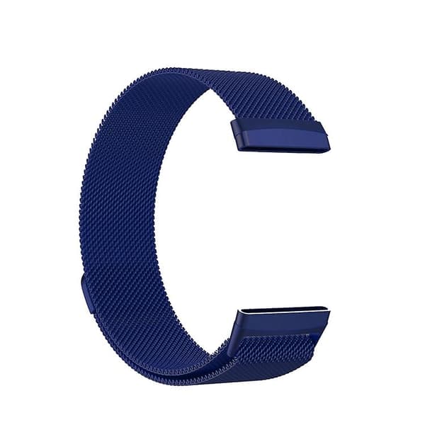 For Fitbit Versa 3 Milanese klokkerem HMV Blue