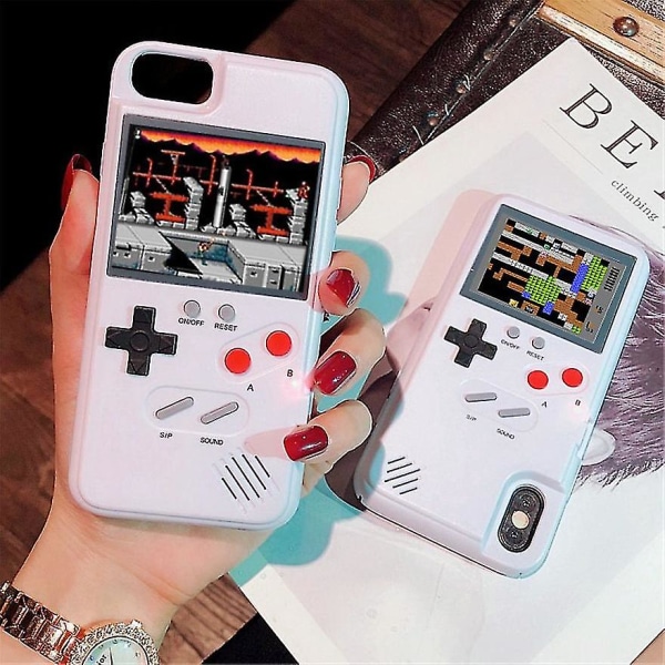 Spilbart Gameboy-cover til Iphone 13 12 11 Pro Max Plus-covers Retro Game Console Cover