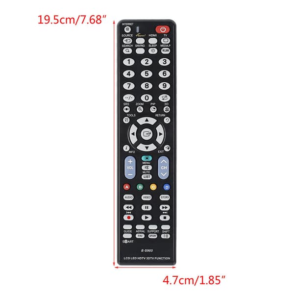 Fjernbetjening til E-s903 Tv Media Player Tilbehør