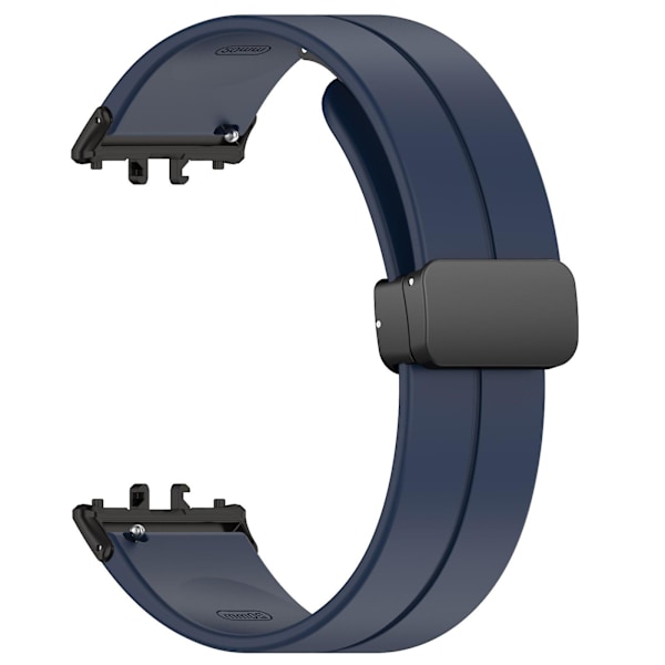 Ersättning för Samsung Galaxy Fit3 SM-R390 Silikonarmband med vikspänne Midnight Blue