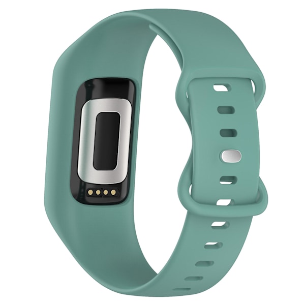 Integrera silikonklockarmband för Fitbit Charge 6/5/4/3, klockarmband med fodral Green