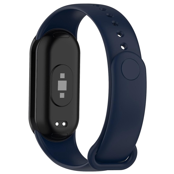 Klokkebånd med silikonplugg for Xiaomi Mi Band 8 Midnight Blue