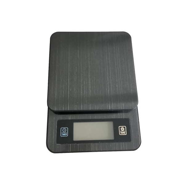 3 kg/0,1 g Mini LCD digital elektronisk køkken kaffevægt med timer Temperaturmålesonde Lomme smykker Husholdningsvægt