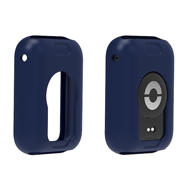 Blød silikoneetui til Xiaomi Smart Band 8 Pro, stødsikkert smartwatch-rammecover Navy Blue