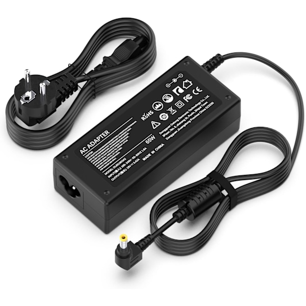 Acer 65W Aspire 3 5 E15 E17 ES1 E5 E1 AC-adapterin laturi, virtalähde 19V 3.42A 5.5*2.5mm